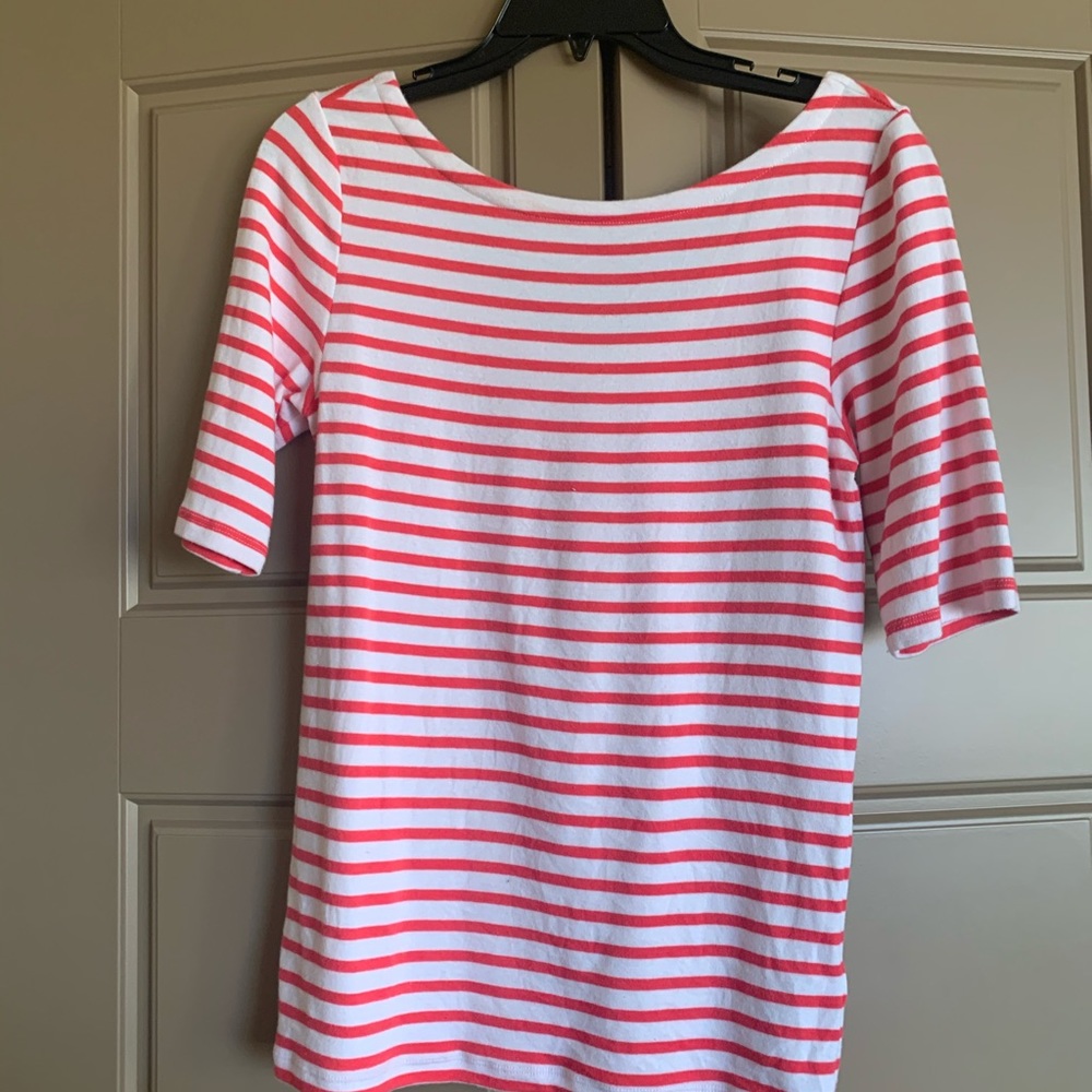 Red and White Striped Shirt